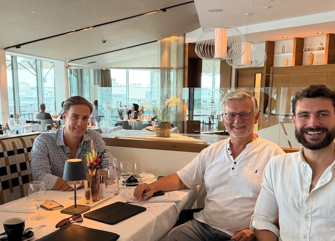 Working dinner with clients
